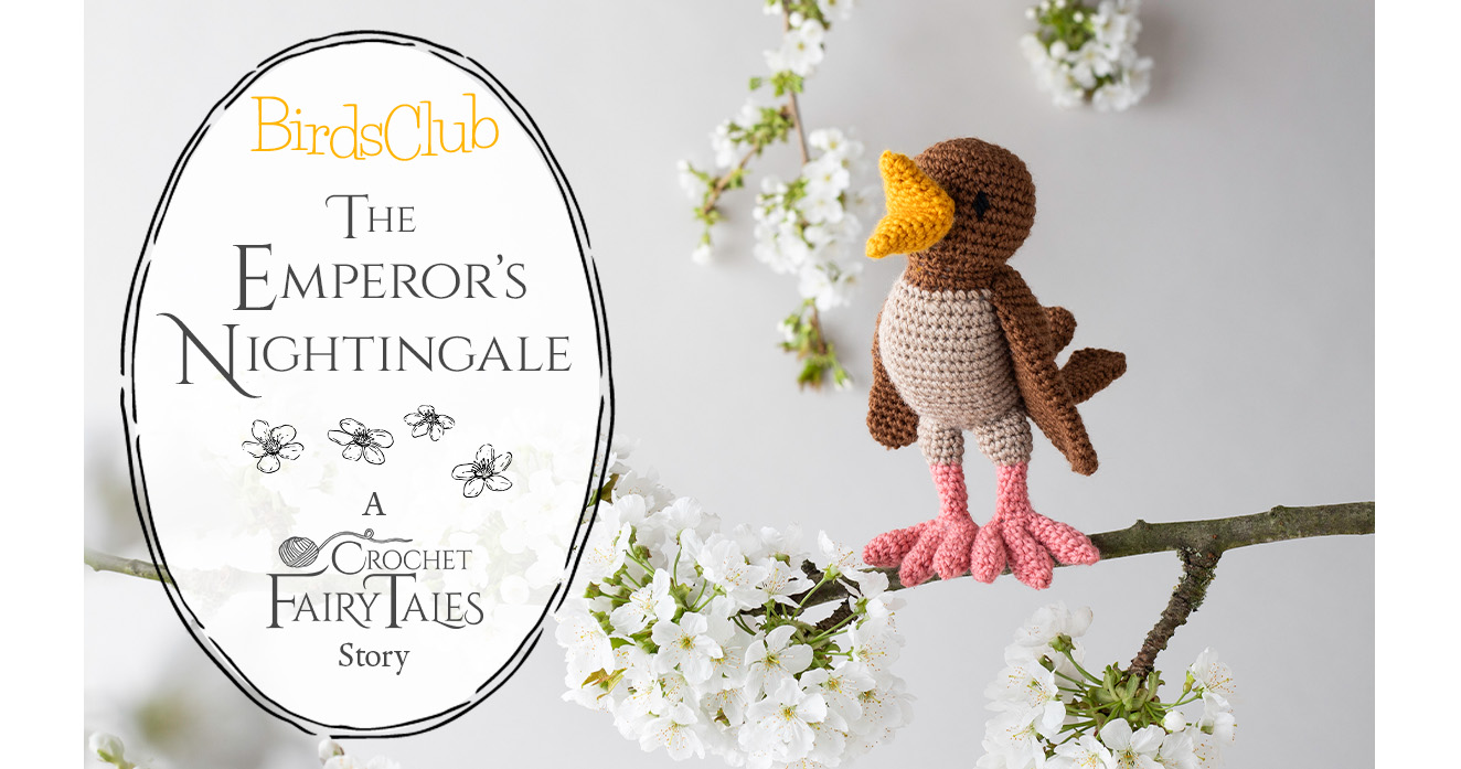 Birds club toft subscription crochet fairy tales emperors nightingale